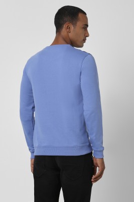 PETER ENGLAND Full Sleeve Self Design Men Sweatshirt