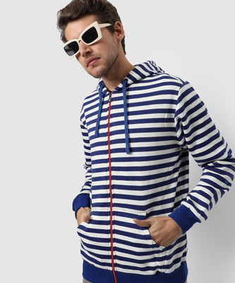 CAMPUS SUTRA Full Sleeve Striped Men Sweatshirt