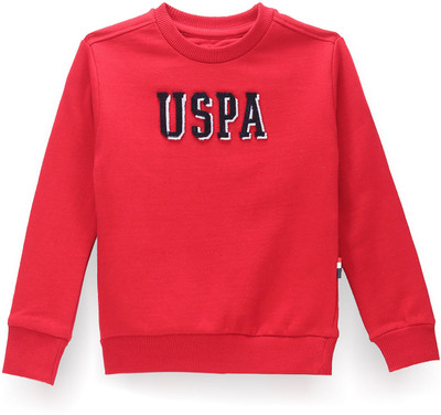 U.S. POLO ASSN. Full Sleeve Embroidered Baby Boys Sweatshirt