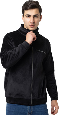 DeeFab Full Sleeve Self Design Men Sweatshirt