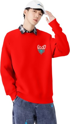 FashionAndYOUTH Full Sleeve Printed Men Sweatshirt