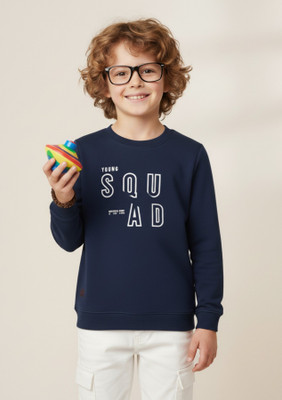 Color Hunt Full Sleeve Graphic Print Boys Sweatshirt