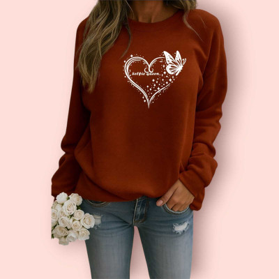 Fluffy Enterprise Full Sleeve Printed Women Sweatshirt