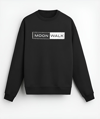 GLITO Printed, Self Design Round Neck Casual Men Reversible Black Sweater