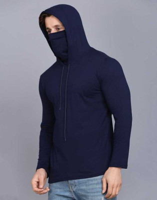 REVIZO Full Sleeve Solid Men Sweatshirt