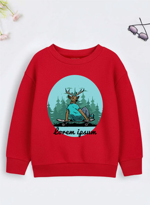 Kids Craft Full Sleeve Graphic Print Boys Reversible Sweatshirt