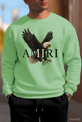 HypeThread Full Sleeve Graphic Print Men Sweatshirt