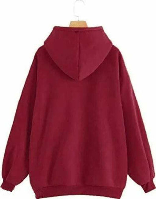 HK CREATION Full Sleeve Solid Women Sweatshirt