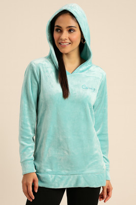 Camey Full Sleeve Solid Women Sweatshirt