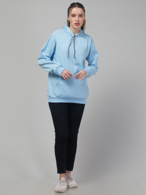 ADIXUS Full Sleeve Solid Women Sweatshirt