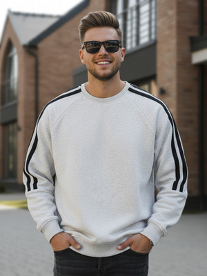 FashionAndYOUTH Full Sleeve Striped Men Sweatshirt