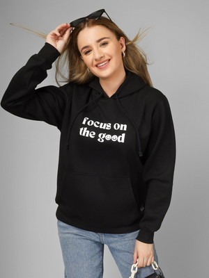 ANVI Be Yourself Full Sleeve Solid Women Sweatshirt