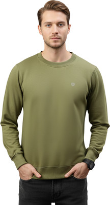 LUX cozi Full Sleeve Solid Men Sweatshirt