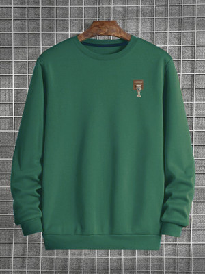 FREAKS Full Sleeve Solid Men Sweatshirt