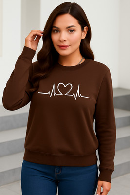 KASHIAN Full Sleeve Printed Women Sweatshirt