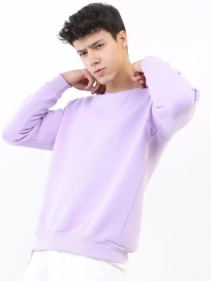 CLOFLIX Full Sleeve Solid Men Sweatshirt