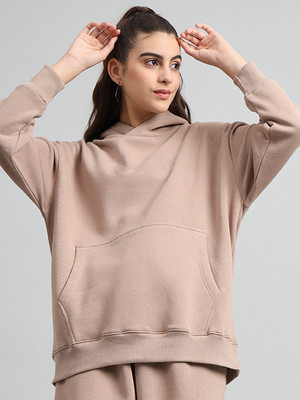 wildborn Full Sleeve Solid Women Sweatshirt