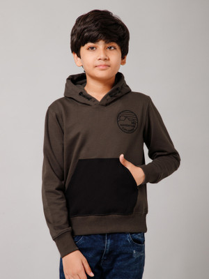 Alan Jones Full Sleeve Solid Boys Sweatshirt