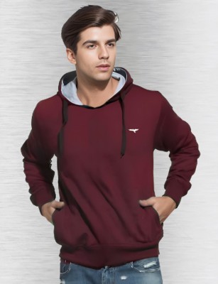 Nikshi Full Sleeve Solid Men Sweatshirt