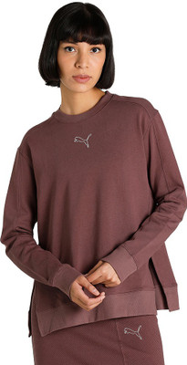 PUMA Full Sleeve Solid Women Sweatshirt