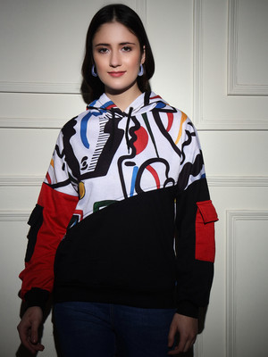 TANDUL Full Sleeve Printed Women Sweatshirt