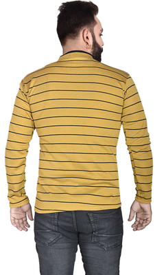 Marc Laurent Full Sleeve Striped Men Sweatshirt