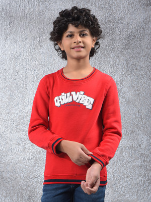 CRIMSOUNE CLUB Full Sleeve Graphic Print Boys Sweatshirt