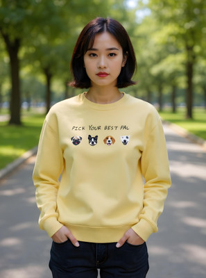 FLYIND VOGUE OUTFIT Full Sleeve Printed Women Sweatshirt