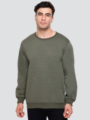 CONCEDE Full Sleeve Solid Men Sweatshirt