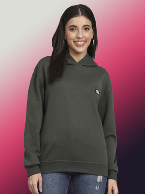 OBAAN Full Sleeve Solid Women Sweatshirt