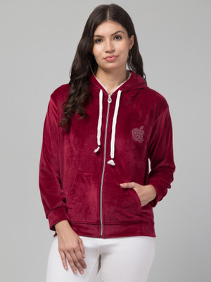 Richa fashion Full Sleeve Solid Women Reversible Sweatshirt