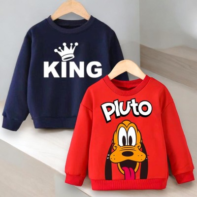 toystshirt Full Sleeve Printed Boys & Girls Sweatshirt