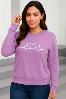 KASHIAN Full Sleeve Printed Women Sweatshirt
