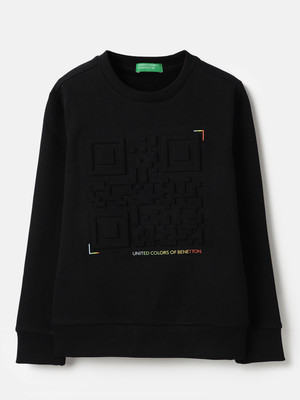 United Colors of Benetton Full Sleeve Printed Boys Sweatshirt