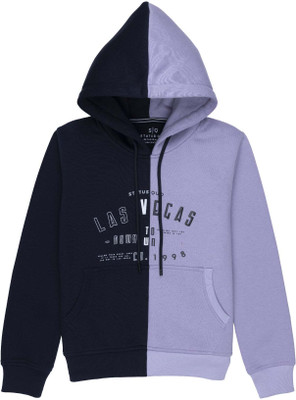 Status Quo Full Sleeve Self Design Boys Sweatshirt