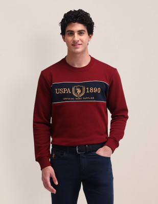 U.S. POLO ASSN. Full Sleeve Graphic Print Men Sweatshirt