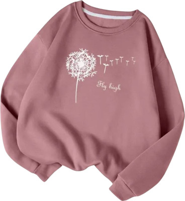 DRAXSTARS Full Sleeve Solid Women Sweatshirt