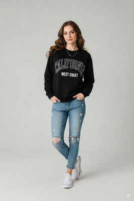 EliteApparels Full Sleeve Printed Women Sweatshirt