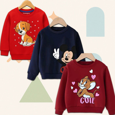 Purelegacy Full Sleeve Printed Boys & Girls Sweatshirt