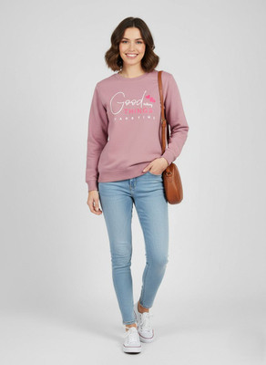 BILBURY Full Sleeve Graphic Print Women Sweatshirt