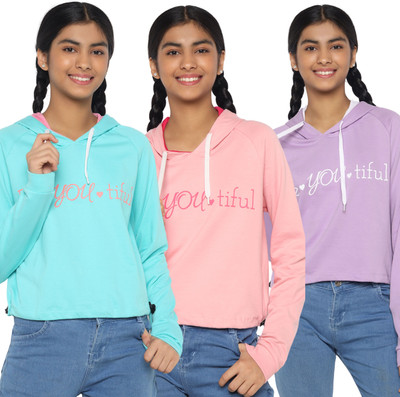 TotzTouch Full Sleeve Printed Girls Sweatshirt
