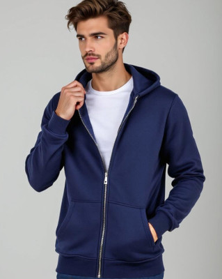 ENITOR Full Sleeve Solid Men Sweatshirt