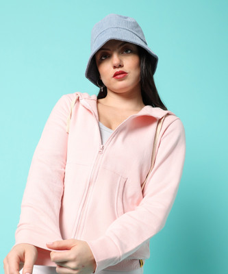 CAMPUS SUTRA Full Sleeve Solid Women Sweatshirt