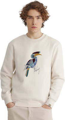 Rare Rabbit Full Sleeve Graphic Print Men Sweatshirt