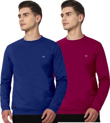 Triptee Full Sleeve Solid Men Sweatshirt