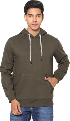 TCI Full Sleeve Solid Men Sweatshirt