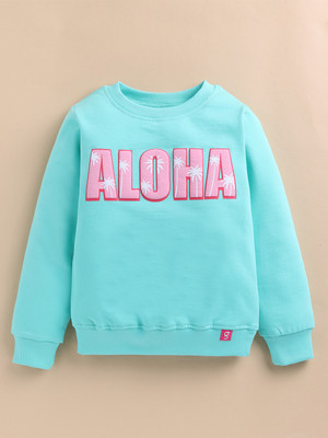 Ginie Full Sleeve Printed Girls Sweatshirt