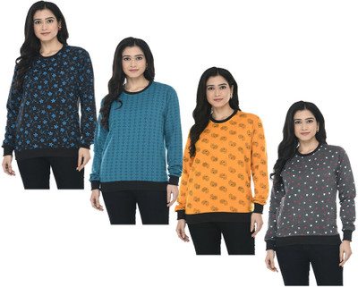 MTI FASHIONS Full Sleeve Printed Women Sweatshirt
