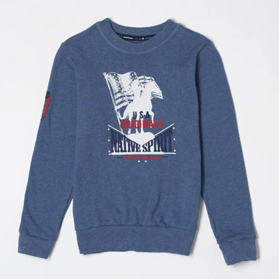 JOCKEY Full Sleeve Printed Boys Sweatshirt