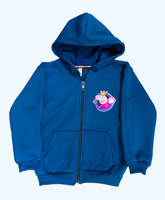 KIMONO FASHION Full Sleeve Embroidered Boys & Girls Sweatshirt
